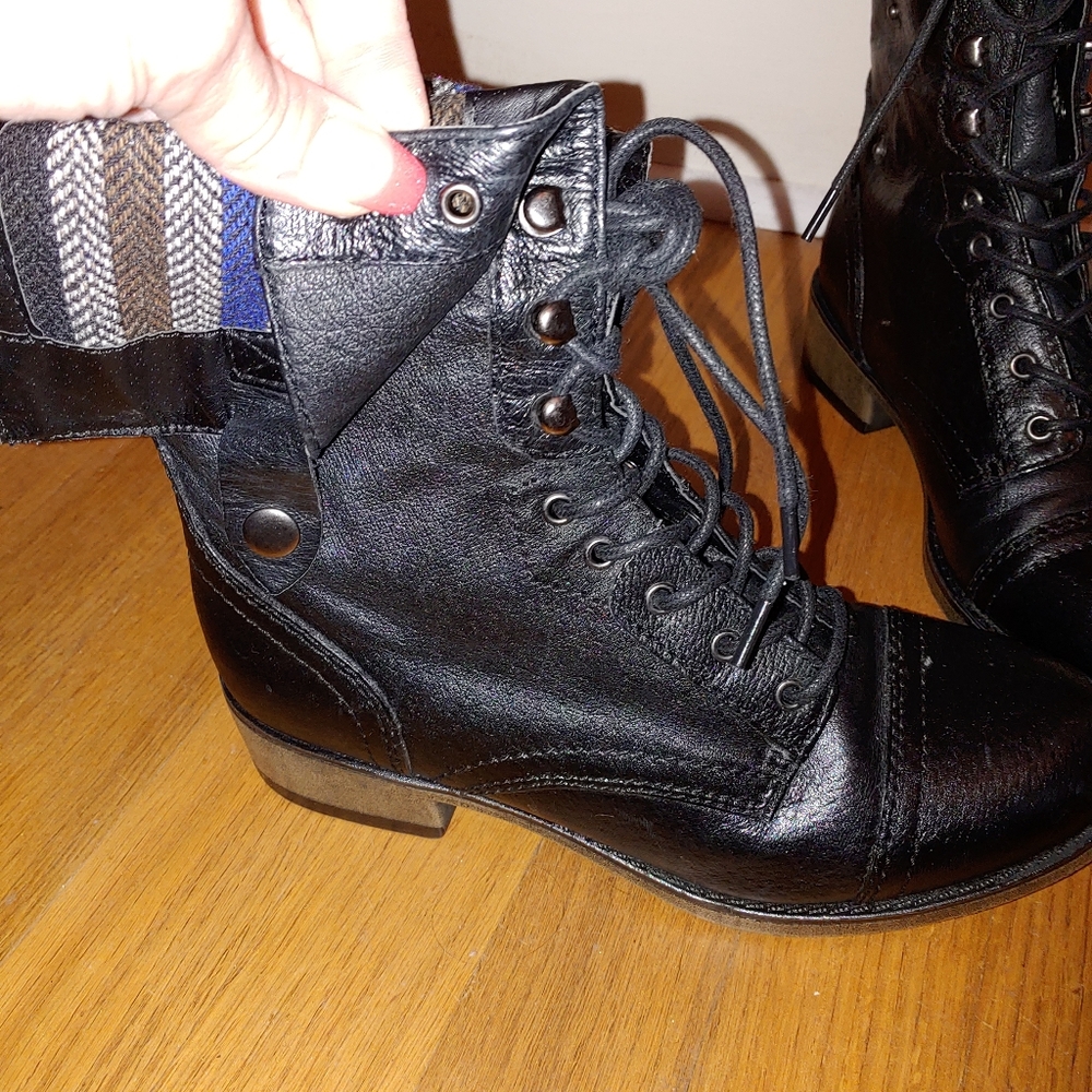 Steve Madden combat boots